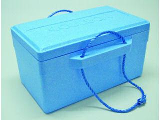 発泡クーラーボックス　ブルー　１８．７Ｌ