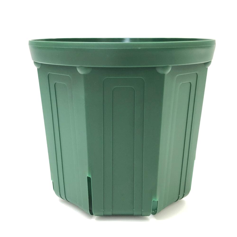 スリット鉢８号　モスグリーン