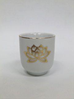 白上金ハス湯呑　１．６寸