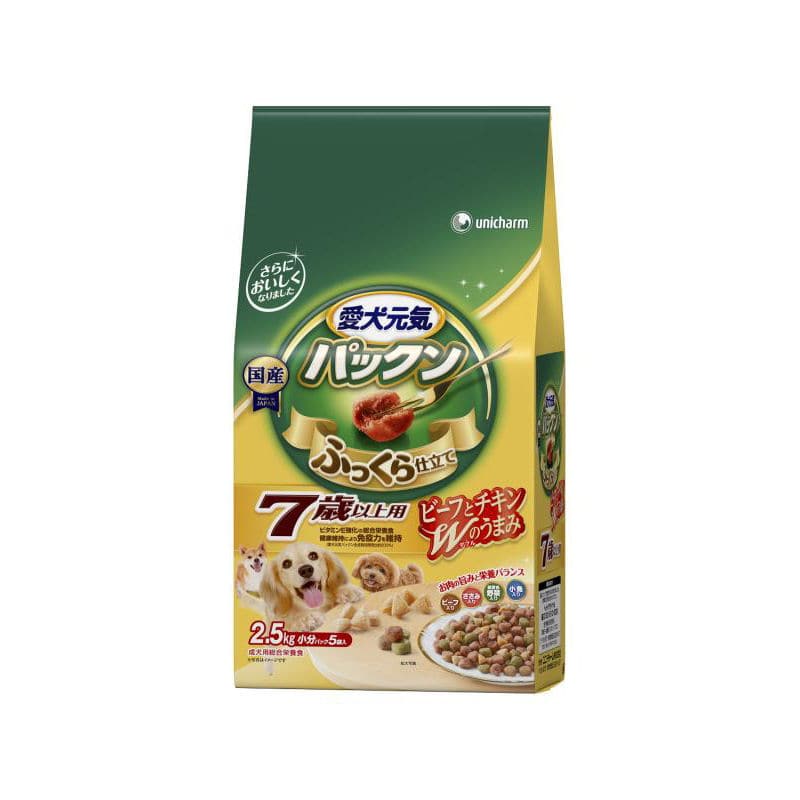 ユニ・チャーム　愛犬元気パックン　７歳からの愛犬用　２．５ｋｇ