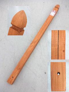 你的品牌名　ラティス用柱　６０ｍｍ角×１２０ｃｍ　ブラウン　ＫＢ６