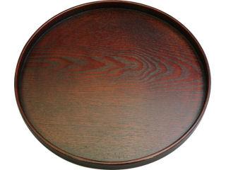 丸十　１０．０　丸トレー　ブラウン