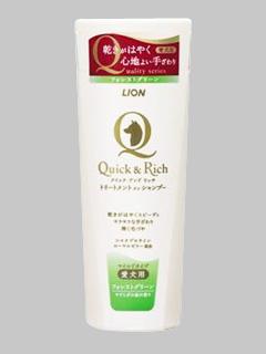 クイック＆リッチ　トリートメントインシャンプー　フォレストグリーン　犬用　２００ｍＬ