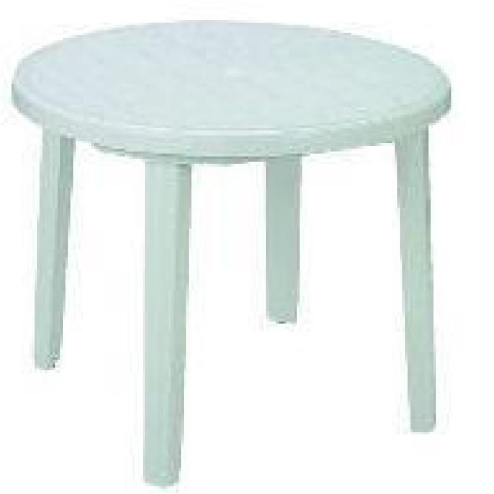 プラスチックテーブル　９０ｃｍ　ホワイト