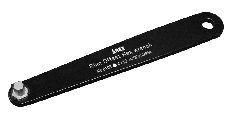 ＡＮＥＸ（アネックス）　スリムオフセットレンチ　４ｍｍ