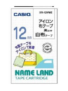 カシオ　ネームランド　アイロンテープ　ＸＲ－１２ＶＷＥ