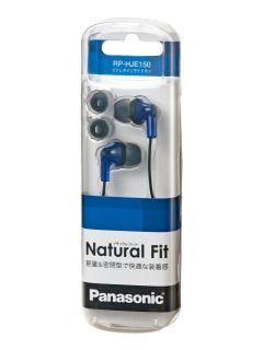 パナソニック　密閉型インサイドホン　イヤホン　ブルー　ＲＰ－ＨＪＥ１５０Ａ