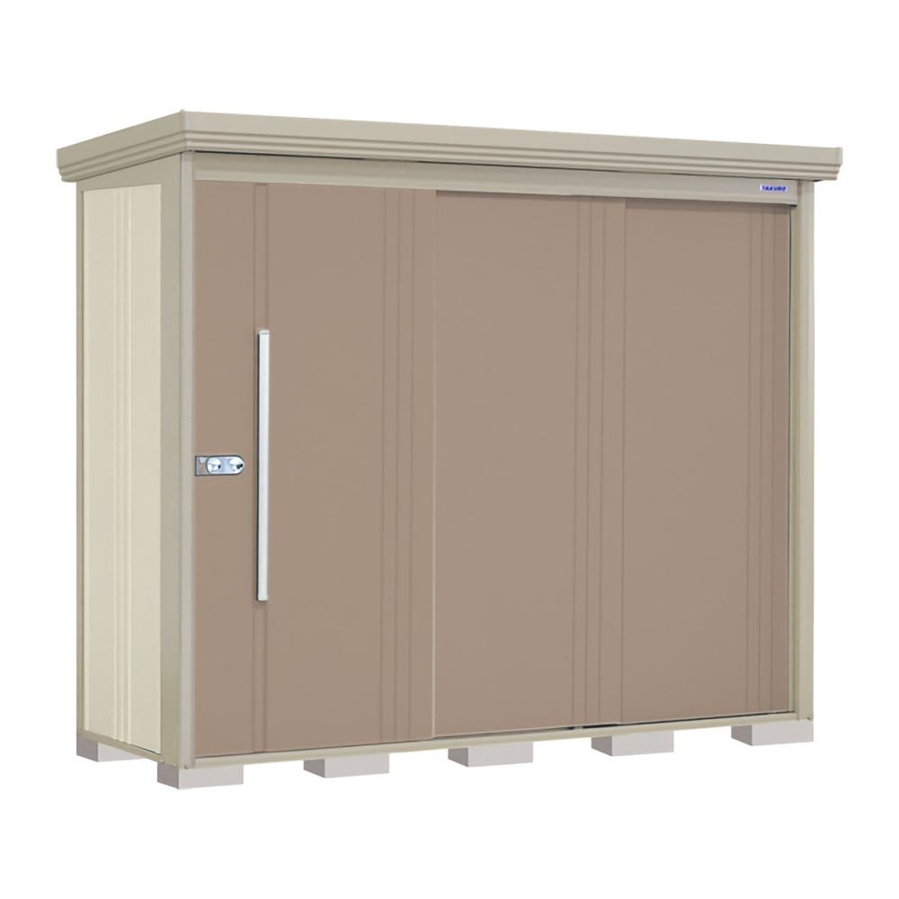 タクボ物置　Ｍｒ．ストックマン　ダンディ　間口２５３×奥行８９ｃｍ　背面棚タイプ　一般型・標準屋根　トロピカルオレンジ　ＮＤ－２５０８Ｔ