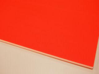 発泡スチレンボード　約４５５×６０５×５ｍｍ　蛍光レッド