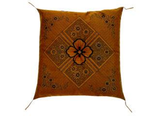 アテーナライフ　座布団　紋菊　ブラウン　５９×６３ｃｍ　八反判