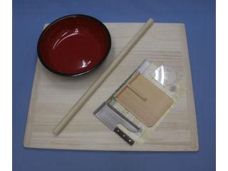 そば打ち５点セット　Ｌサイズ　ＤＶＤ付