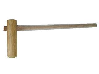 餅つき用杵　けやき　子供（園児）　杵直径７．５×３６ｃｍ　柄の長さ８０ｃｍ