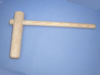 餅つき用杵　かえで　子供（園児）丸柄　杵直径６×２６ｃｍ　柄の長さ４８ｃｍ