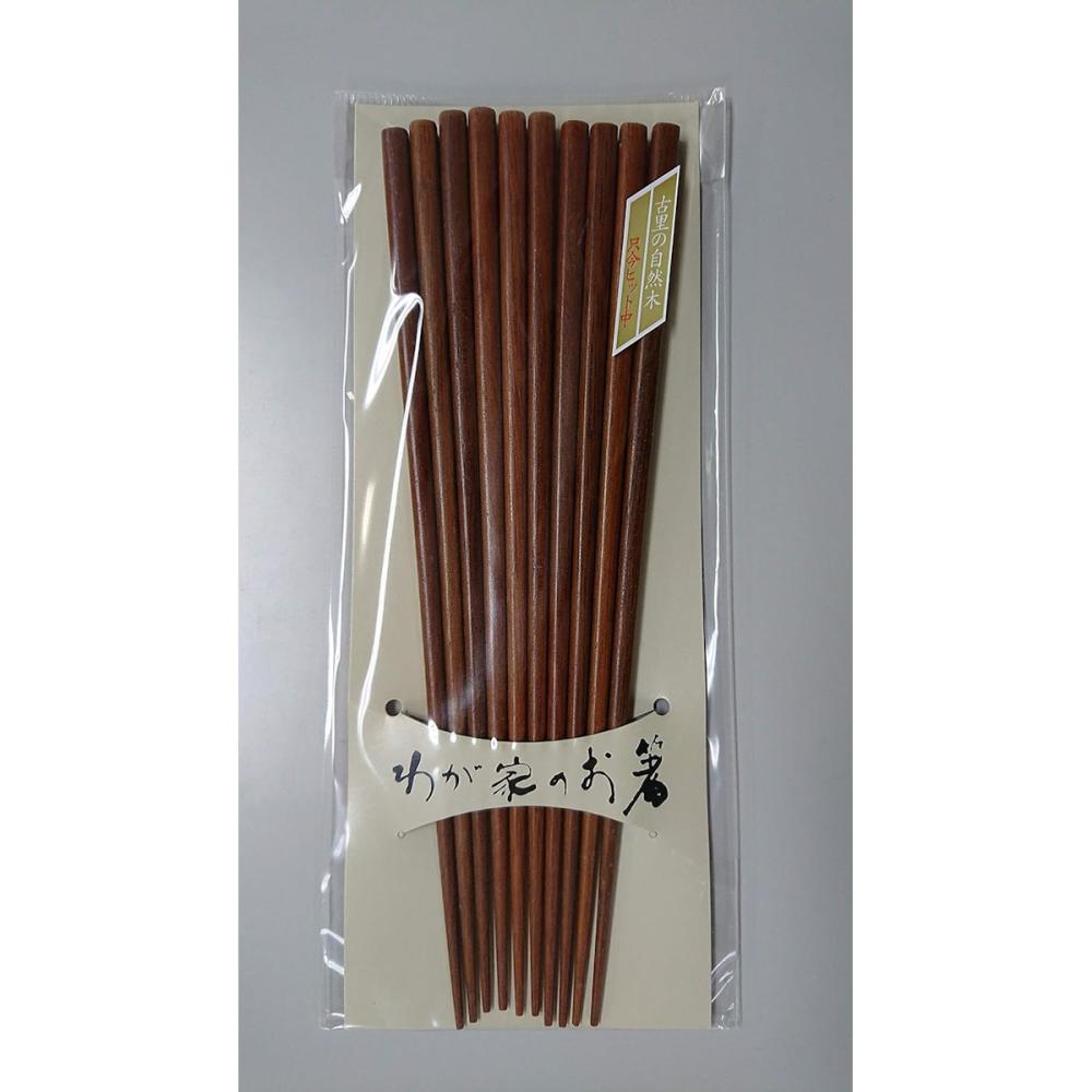 客用箸　細口鉄木　５膳入り