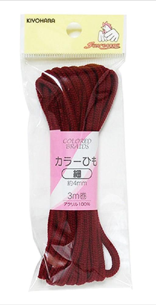 アクリル紐　細　エンジ　ＳＵＮ５５－１１