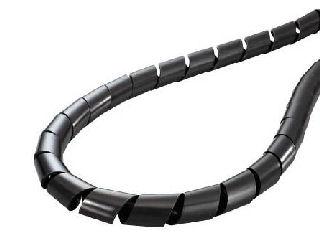 スパイラルチューブ　直径８ｍｍ　黒　ＴＳ８Ｗ０１（切売）