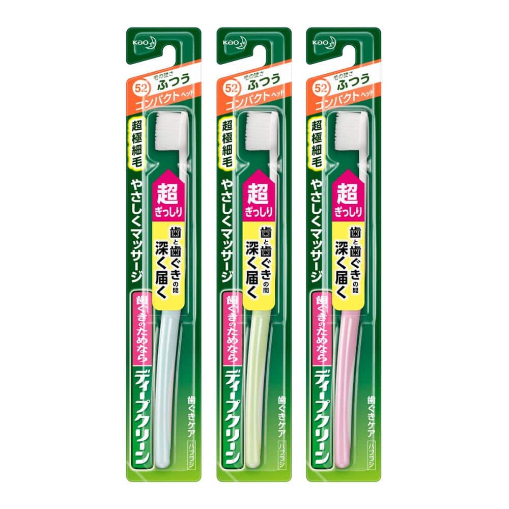 花王　ディープクリーン　歯ブラシ　コンパクト　ふつう