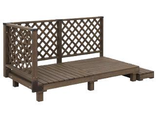 システムデッキ　０．５坪　ＡＣＱブラウン　ＳＤＷ－Ａ０５