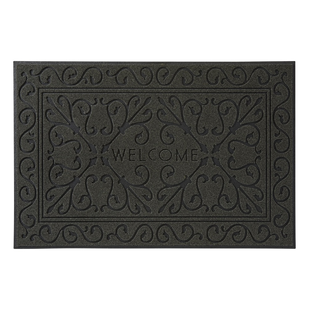 山崎産業　ソフテップマット　リッチアイロン　グレー　＃６