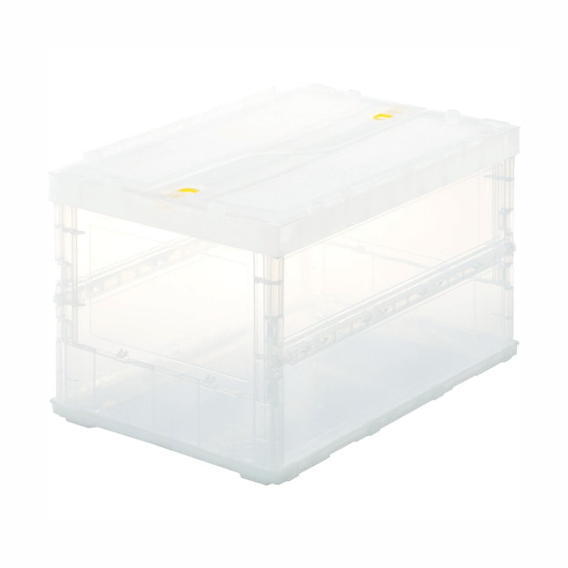 トラスコ中山　ＴＲＵＳＣＯ　薄型スケルオリコン５０Ｌ　（蓋付）　透明　ＴＳＫ－Ｃ５０Ｂ（ＴＭ）