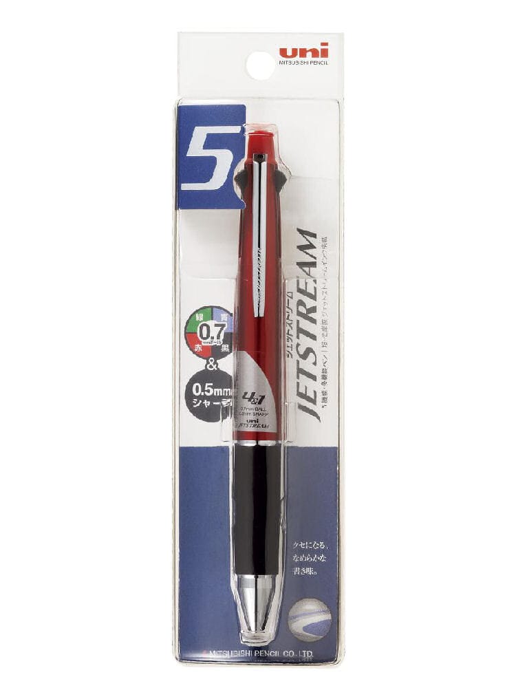 三菱　多色ボールペン　ＭＳＸＥ５‐１０００　０７　ボルドー