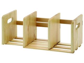 パインスライド本棚　ナチュラル