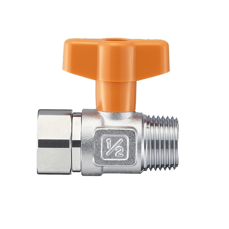 ＳＡＮＥＩ（サンエイ）ナット付ボールバルブ　ナット回転　パッキン別売　Ｖ６６Ｂ－１３