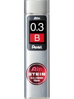ぺんてる　アインシュタイン芯　０．３　Ｂ