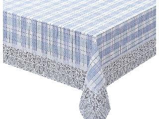 １枚物テーブルクロス　サンマリノ　ブルー　１３０×１７０ｃｍ