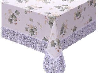 １枚物テーブルクロス　リモージュ　グリーン　１３０×１７０ｃｍ