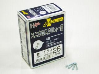 ＳＰユニクロスクリュー釘　＃１５×３２　５００ｇ