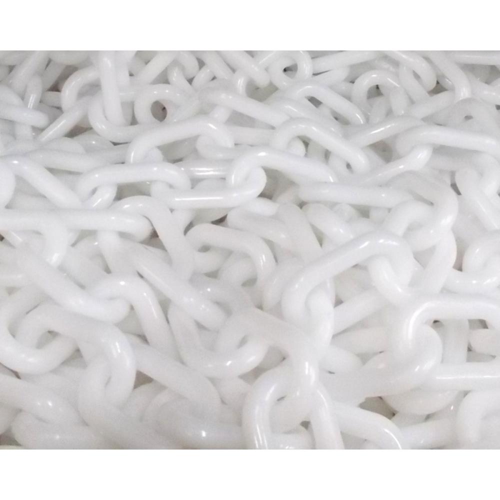 プラスチックチェーン　白　４ｍｍ　ＪＣ－４
