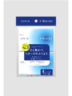 エリエール　＋Ｗａｔｅｒポケットティッシュ　１４Ｗ×４Ｐ
