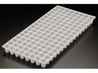 プラグトレイ１２８穴　白　機械用