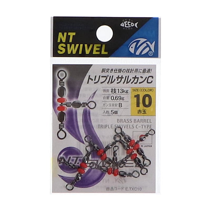 ＮＴ　ＳＷＩＶＥＬ　トリプルサルカンＣ　赤　１０