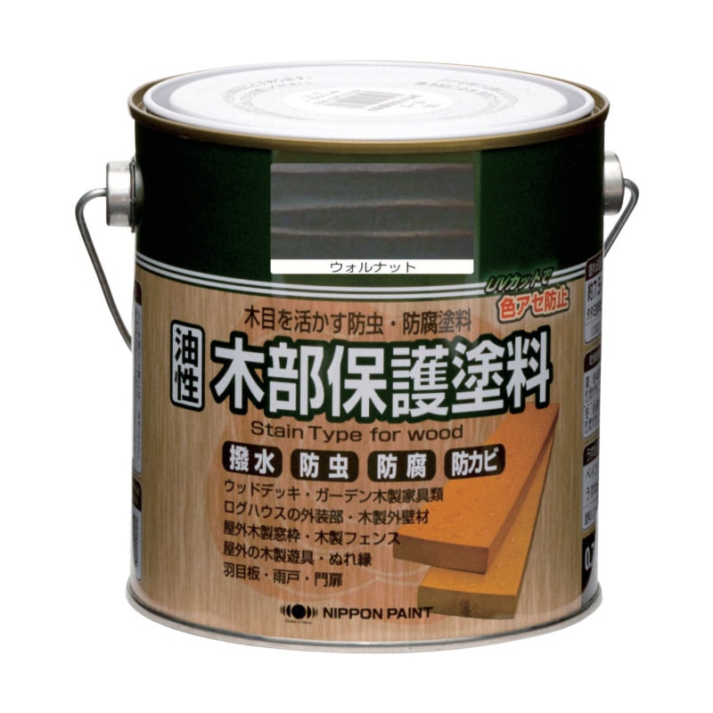 ニッペホームプロダクツ　油性木部保護塗料　０．７Ｌ　ウォルナット