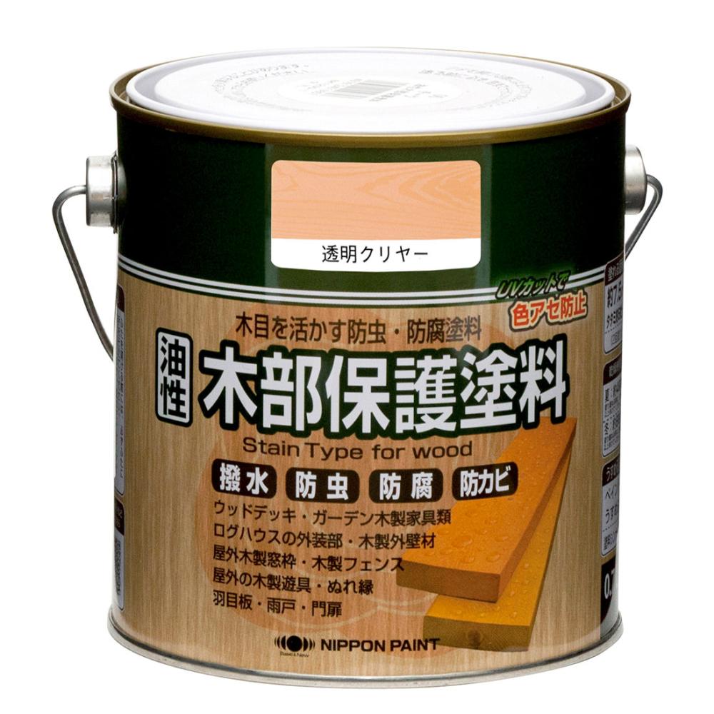 ニッペホームプロダクツ　油性木部保護塗料　０．７Ｌ　透明クリヤー