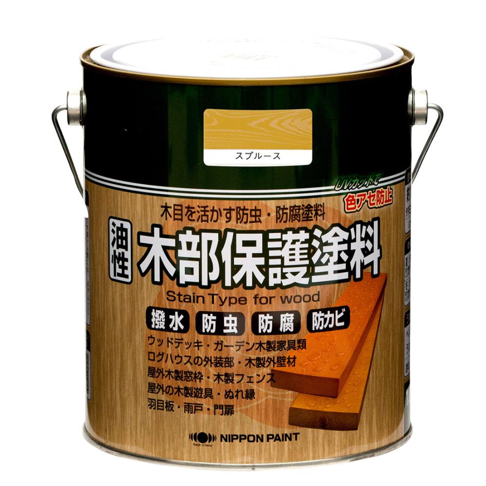 ニッペホームプロダクツ　油性木部保護塗料　１．６Ｌ　スプルース