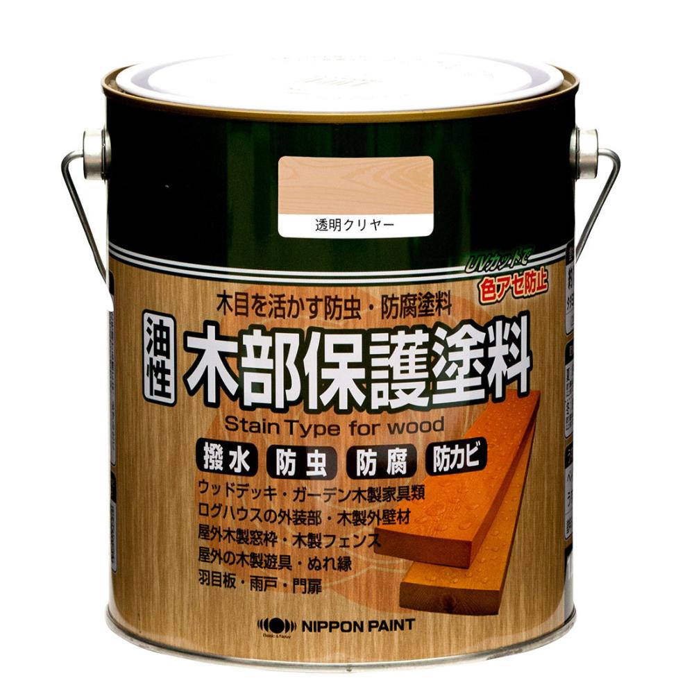ニッペホームプロダクツ　油性木部保護塗料　１．６Ｌ　透明クリヤー