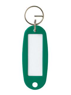 オープン　キーホルダー名札　緑　１０枚入　ＫＨ－５０－１０