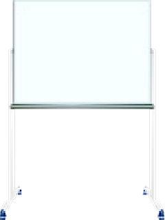 ホーローホワイトボード　片面脚付　無地　ホ－ＷＦ－Ｕ３４