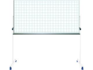 ホーローホワイトボード　両面脚付　暗線入　ホ－ＷＫ－Ｕ３６Ｘ