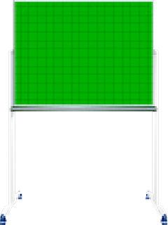 スチールグリーンボード　片面脚付暗線入　ホ－ＧＦ－ＵＳ３４Ｘ