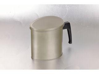 シリコーン加工オーバルオイルポット　１．２Ｌ