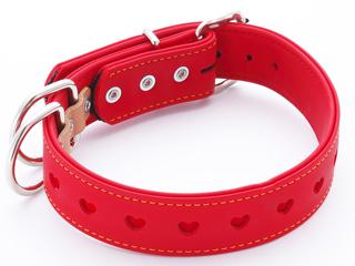 ペティオ　ＢＬハーティ平首輪　２４ｍｍ　レッド