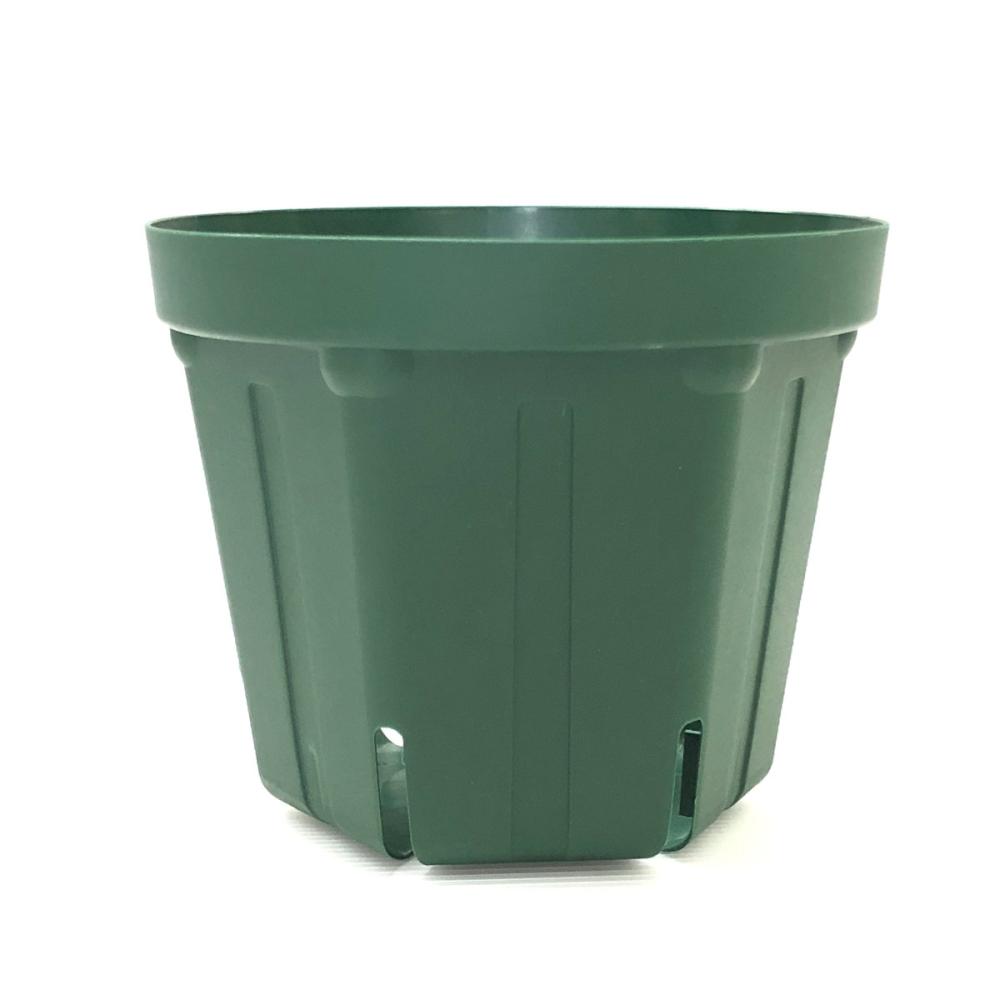 スリット鉢５号　モスグリーン