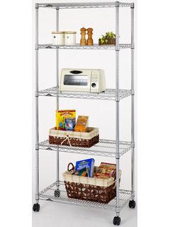 ルミナス　ホームラック　５段　７６ｃｍ幅　ＮＬＨ７６１８－５