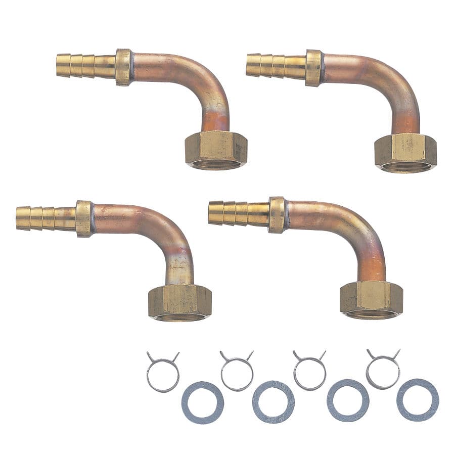 ＳＡＮＥＩ（サンエイ）ペア樹脂管金具セット　Ｔ４２１－１４Ｓ－１０Ａ