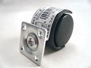 双輪キャスター黒　３０ｍｍＫＩＣＳ３００