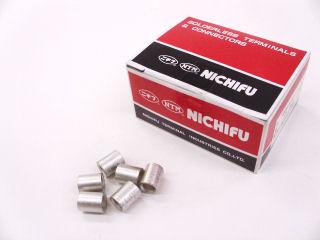 Ｐ型重ね合わせスリーブ　Ｐ－１４　１００個入